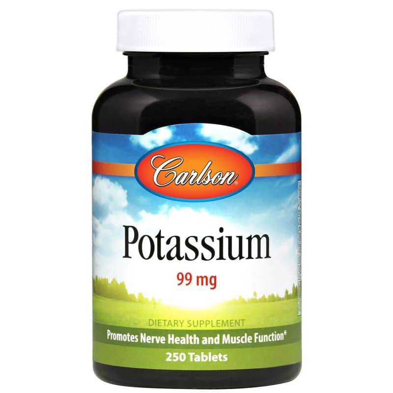 Carlson Labs Potassium 99 Mg 250 Tablets