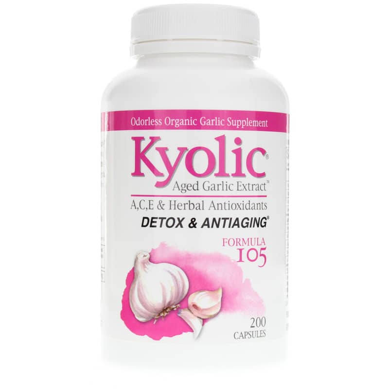 Kyolic Formula 105 Detox & AntiAging 200 Capsules