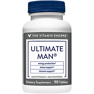 Ultimate Man Multivitamin & Multimineral - Energy Production, Immune & Antioxidant Support (90 Tablets)