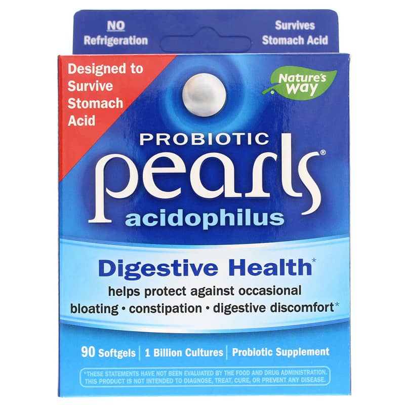 Natures Way Probiotic Pearls Acidophilus 90 Softgels