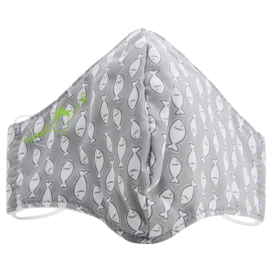 Green Sprouts - Child Reusable Face Mask Gray Fish - 1 Mask(s)
