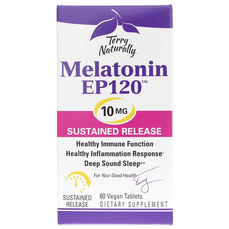 Terry Naturally Melatonin Ep120 10 Mg Sustained Release 60 Vegan Tablets