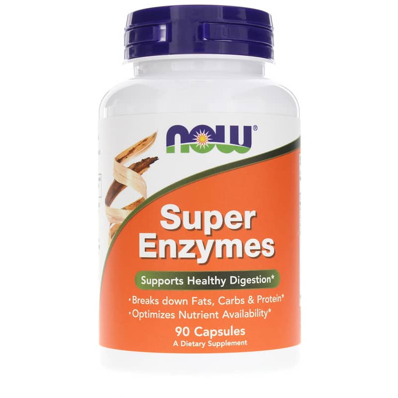 NOW Foods Super Enzymes Capsules 90 Capsules