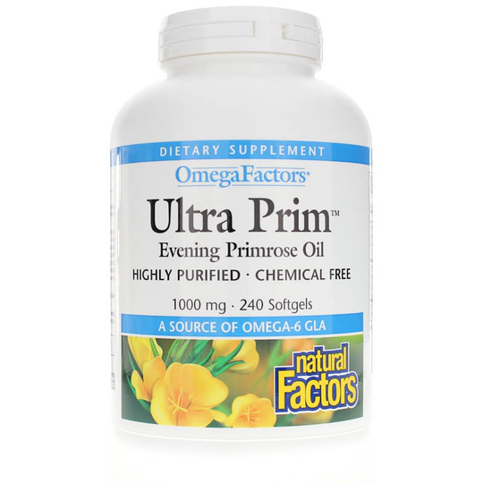 Natural Factors Ultra Prim Evening Primrose Oil 1000 Mg 240 Softgels