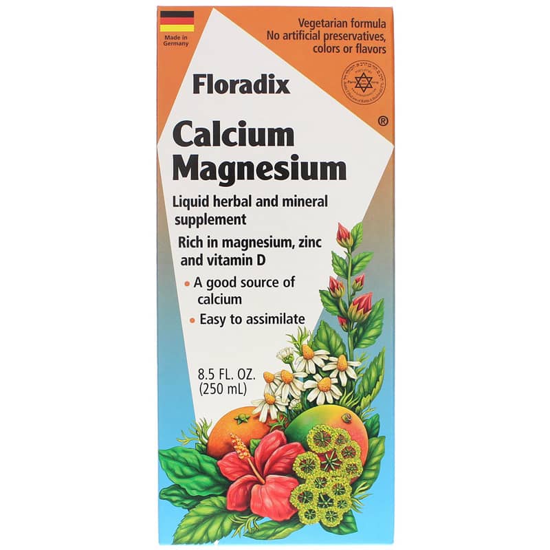 Salus Floradix Calcium Magnesium Liquid 8.5 Oz