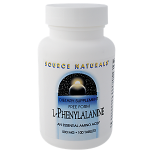 Free Form L-Phenylalanine - Essential Amino Acid - 500 MG (100 Tablets)