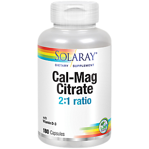 Calcium Magnesium Citrate with Vitamin D (180 Capsules)