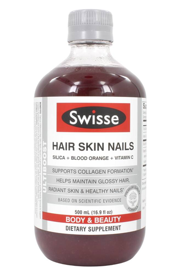 Swisse - Hair Skin Nails Liquid Body & Beauty Supplement - 16.9 fl. oz.