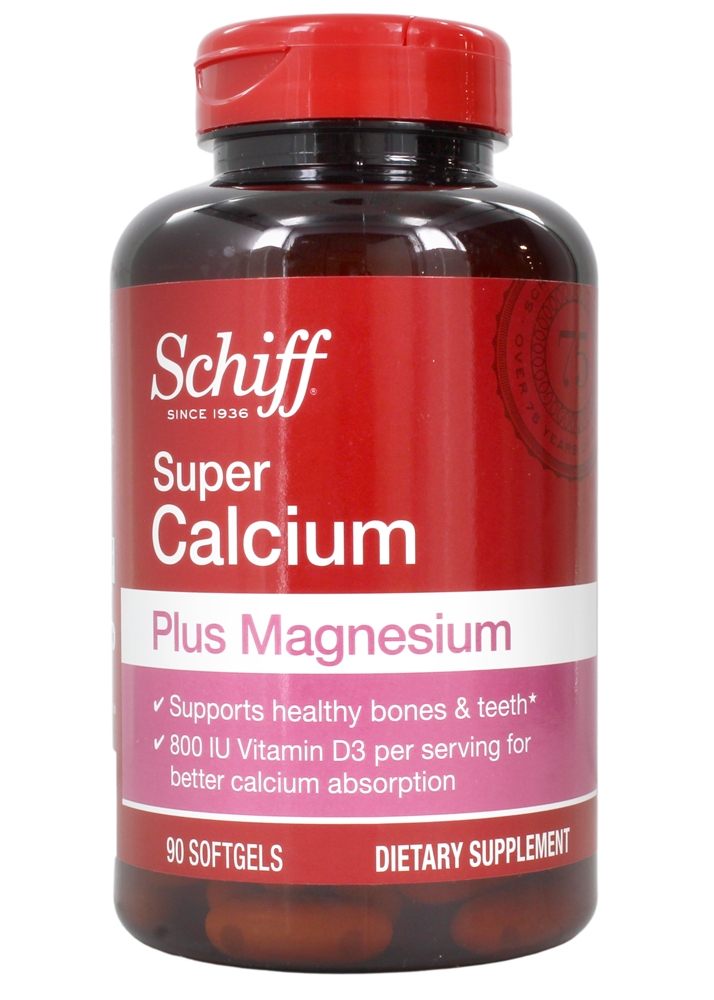 Schiff - Super Calcium-Magnesium with Vitamin D 800 IU - 90 Softgels