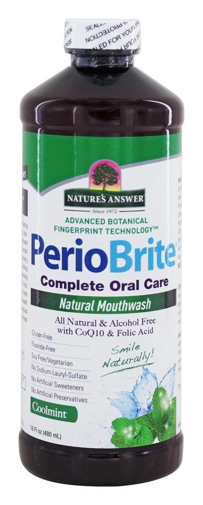 Nature's Answer - PerioBrite Natural Mouthwash Coolmint - 16 fl. oz.