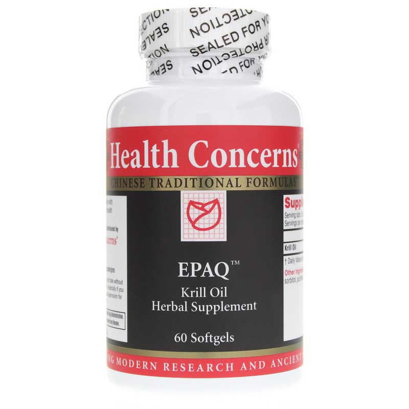 Health Concerns Epaq Krill Oil 60 Softgels