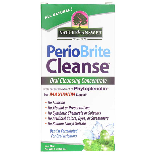 Natures Answer PerioBrite Cleanse Oral Cleansing Concentrate 4 Oz