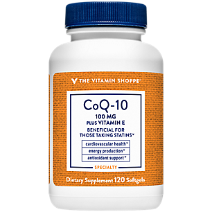 CoQ-10 with Vitamin E - Supports Cardiovascular Health & Energy Production - 100 MG (120 Softgels)