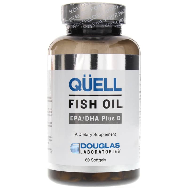Douglas Laboratories Quell Fish Oil Epa/Dha Plus Vitamin D 60 Softgels