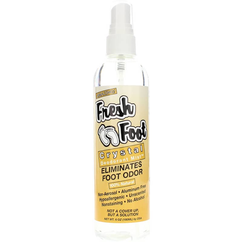 Deodorant Stones of America Fresh Foot Crystal Deodorant Mist 6 Oz
