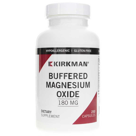 Kirkman Buffered Magnesium Oxide 180 Mg 250 Capsules