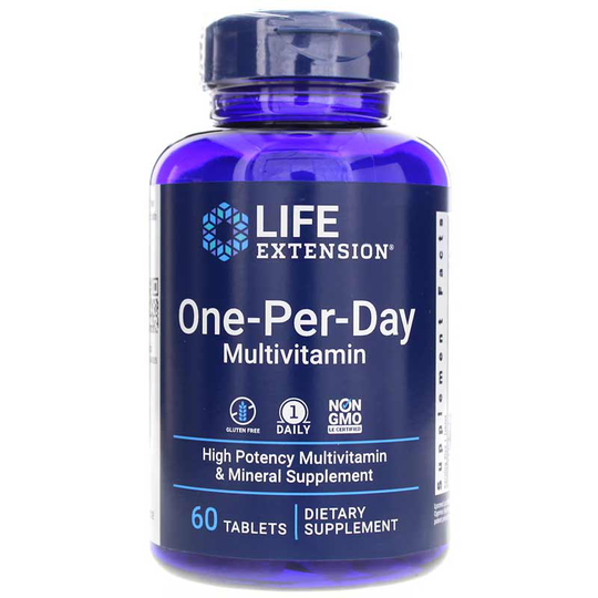 Life Extension One-Per-Day Multivitamin 60 Tablets