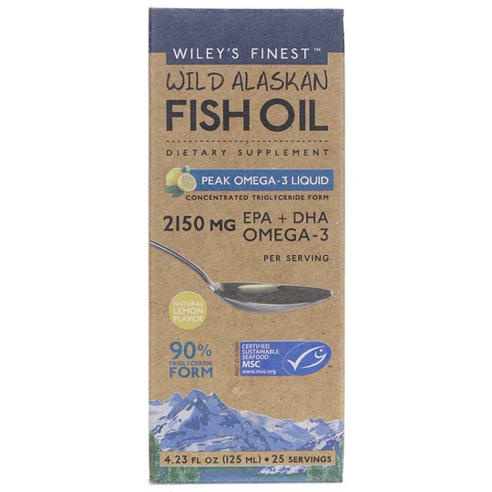 Wiley's Finest Peak Omega-3 Liquid 4.23 Oz