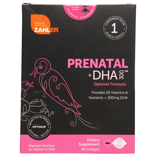 Zahler - Prenatal DHA 300 Optimal Formula - 60 Softgels