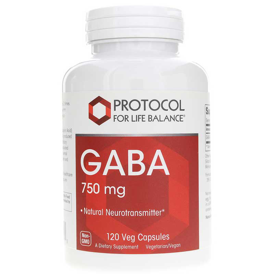 Protocol For Life Balance Gaba 750 Mg 120 Veg Capsules