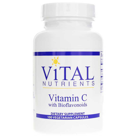 Vital Nutrients Vitamin C with Bioflavonoids, 100 Capsules