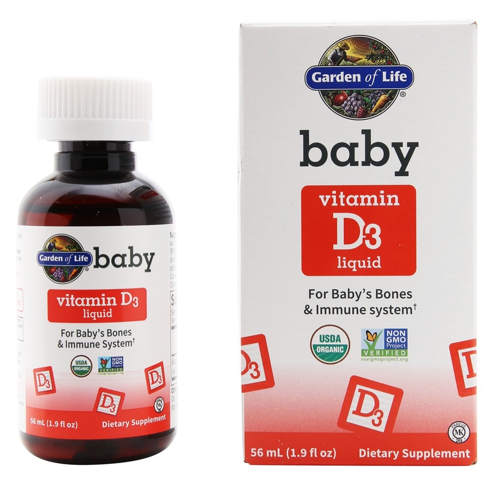 Garden of Life - Baby Vitamin D3 Liquid - 1.9 fl. oz.
