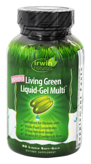 Irwin Naturals - Living Green Liquid-Gel Multi For Women - 90 Softgels