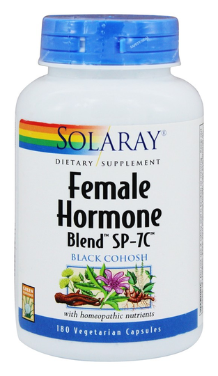 Solaray - Female Hormone Blend SP-7C - 180 Vegetarian Capsules