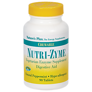 Nutri-Zyme - Digestive Aid Enzyme - Peppermint (90 Chewable Tablets)