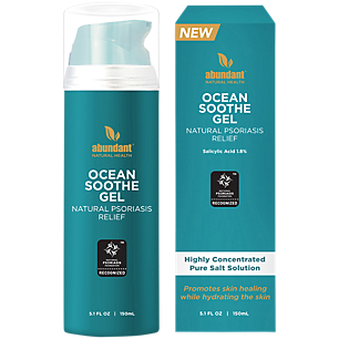 Ocean Soothe Gel - Natural Psoriasis Relief - Highly Concentrated Pure Salt Solution with 1.8% Salicylic Acid (5.1 Ounce