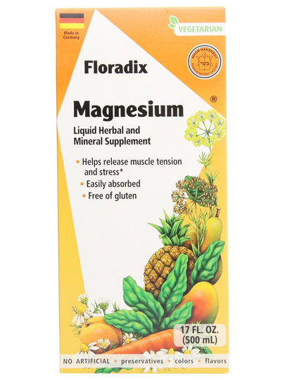 Gaia Herbs - Floradix Magnesium Vegetarian Liquid - 17 fl. oz.