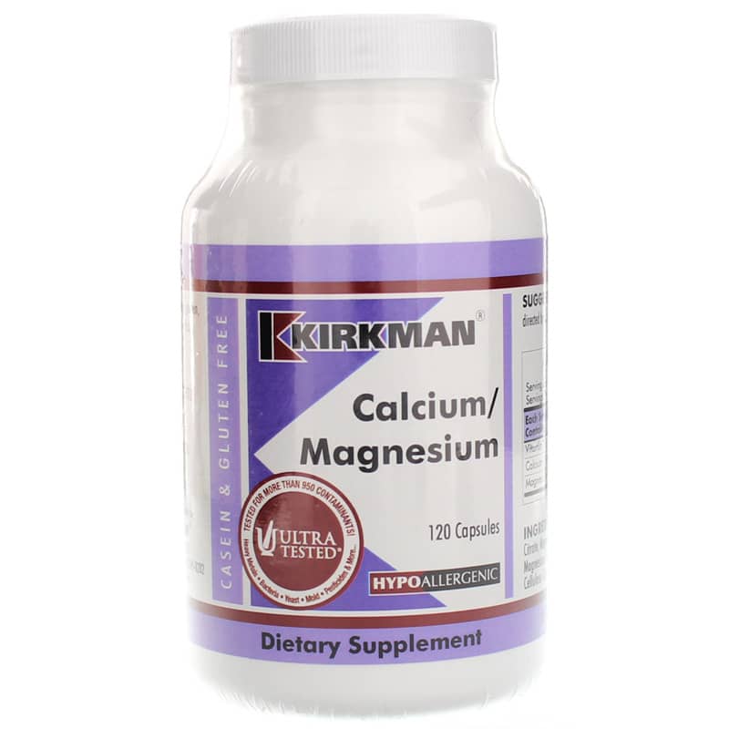 Kirkman Calcium/Magnesium 120 Capsules