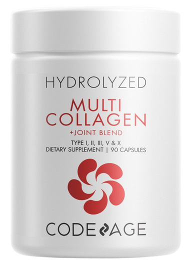 Codeage - Multi Collagen Protein Joint Blend Astaxanthin Bromelain Boswellia - 90 Capsules