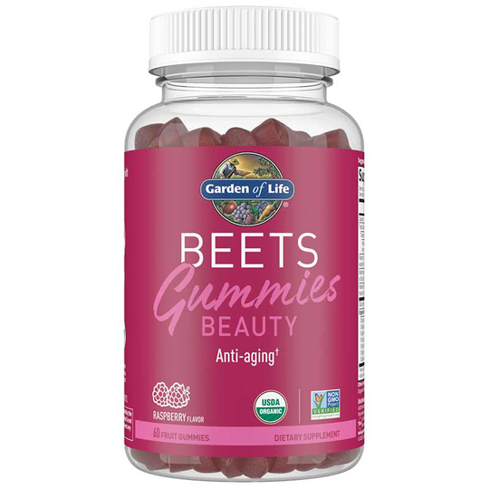 Garden of Life Beets Gummies Beauty Raspberry 60 Gummies