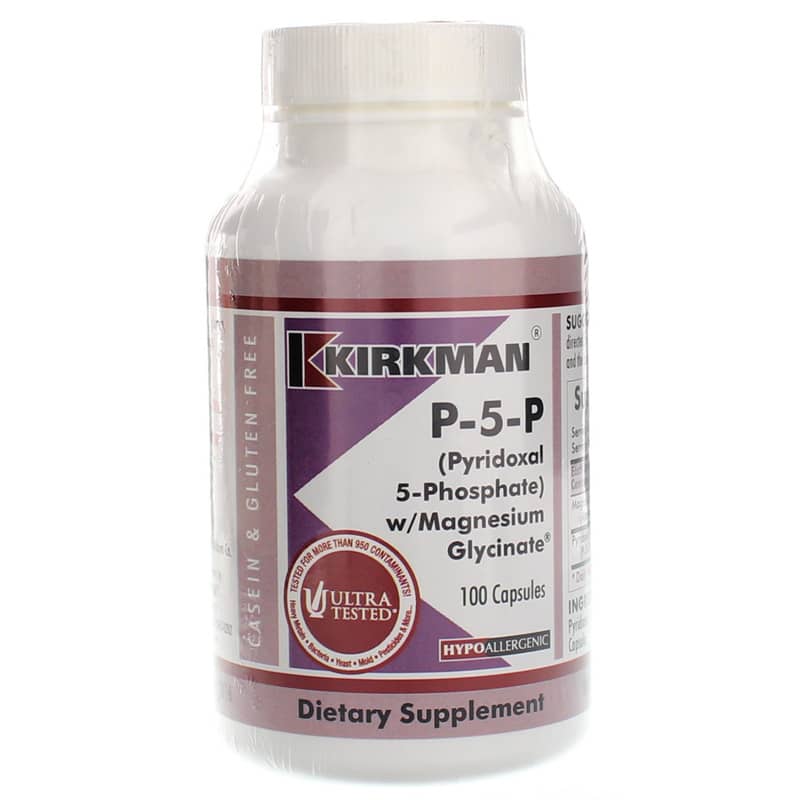 Kirkman P-5-P with Magnesium Glycinate 100 Capsules