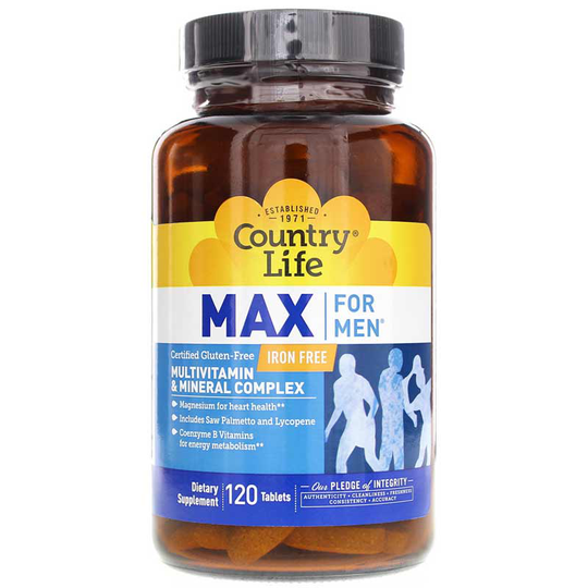 Country Life Max for Men 120 Tablets