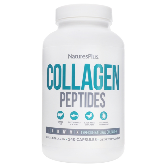 Natures Plus - Collagen Peptides - 240 Capsules