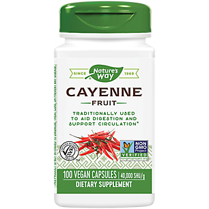 Cayenne Fruit - Supports Digestion and Circulation (100 Vegan Capsules)