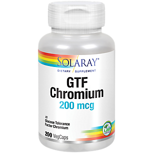 GTF Chromium - Glucose Tolerance Factor - 200 MCG (200 Capsules)