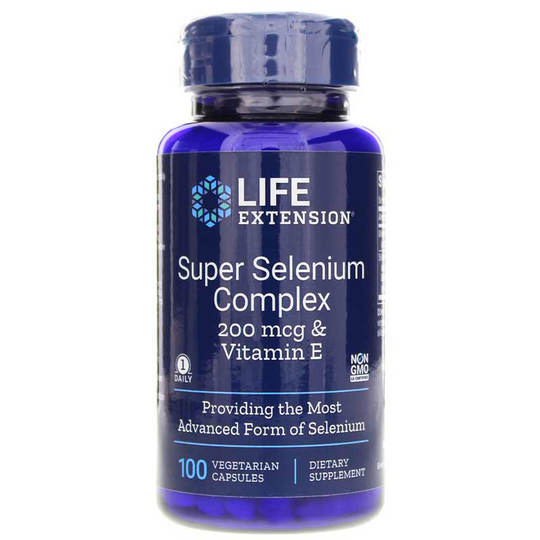 Life Extension Super Selenium Complex 200 Mcg 100 Veg Capsules