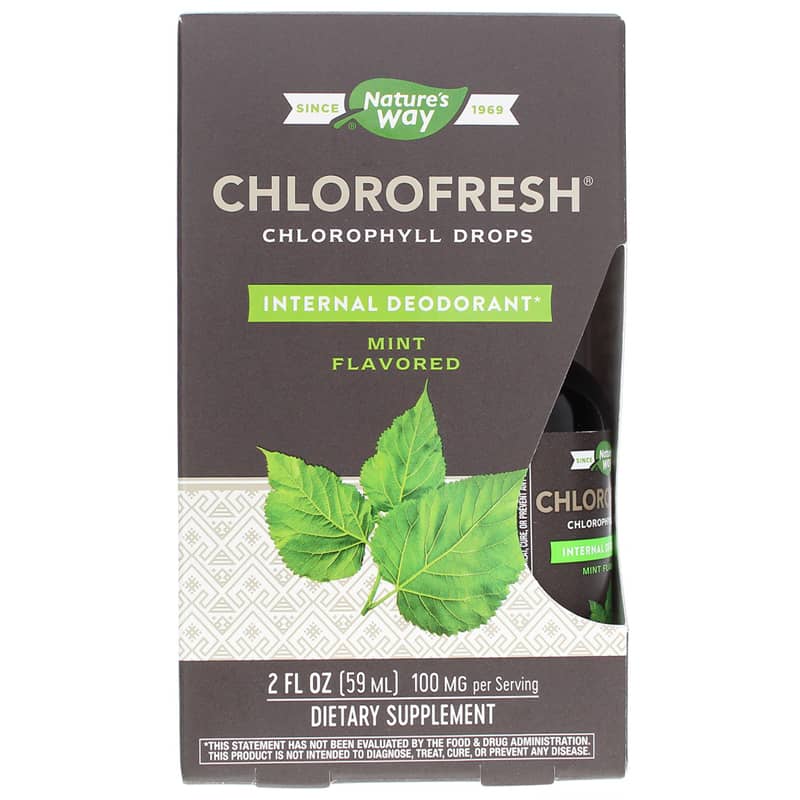 Natures Way Chlorofresh Chlorophyll Drops Mint Flavor 2 Oz
