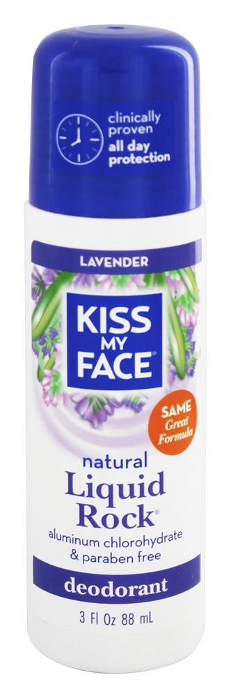 Kiss My Face - Liquid Rock Roll-On Deodorant Lavender - 3 fl. oz.