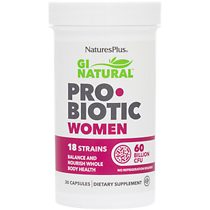 GI Natural Probiotic for Women - Balance & Nourish Whole Body Health - 60 Billion CFUs (30 Capsules)