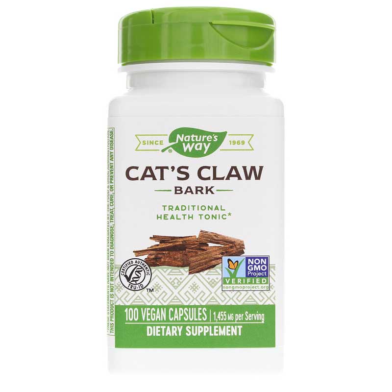 Natures Way Cat's Claw Bark 100 Vegan Capsules