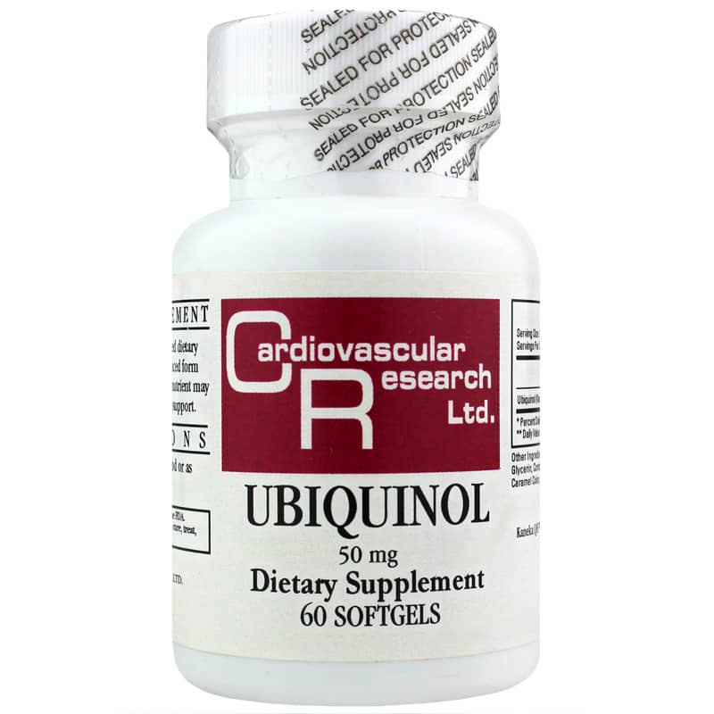 Cardiovascular Research Ubiquinol 50 Mg 60 Softgels