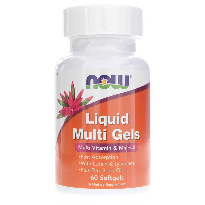 NOW Foods Liquid Multi Gels 60 Softgels