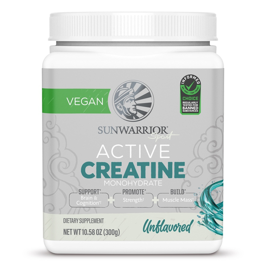 Sunwarrior - Active Creatine Monohydrate Powder Unflavored - 300 Grams