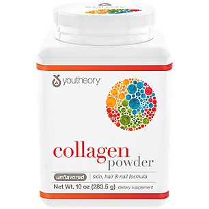 Collagen Powder for Skin, Hair & Nail Support - Unflavored (38 Servings)