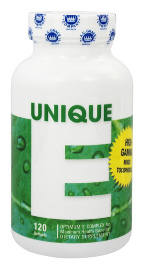 A.C. Grace - Unique E Optimum Vitamin E Complex - 120 Capsules