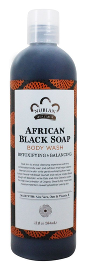 Nubian Heritage - Body Wash African Black Soap - 13 fl. oz.